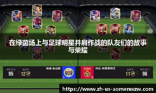 在绿茵场上与足球明星并肩作战的队友们的故事与荣耀